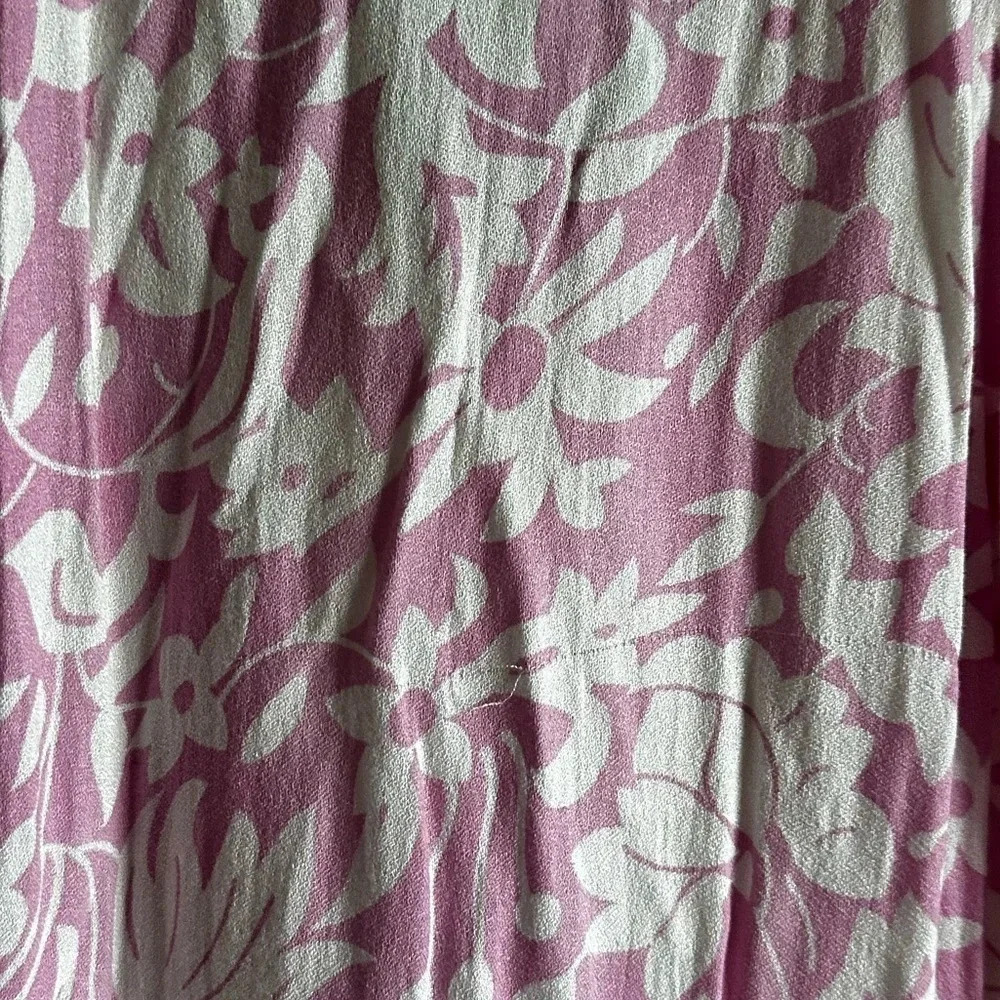 Free People Rebecca Floral Ruffle Mini Dress in baby pink. Size S - Picture 8 of 11